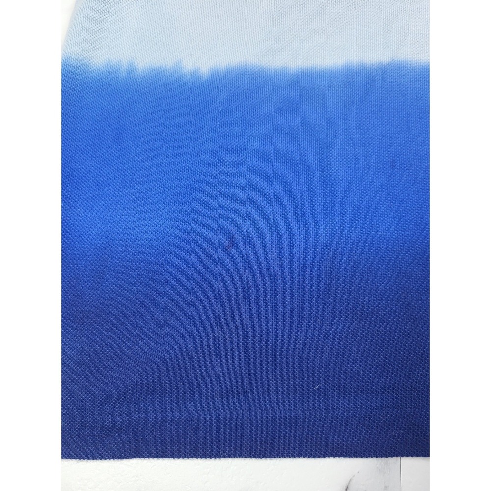 Polo Ralph Lauren Kids Blue White Ombre Dip Dye Cotton Polo Shirt 2/2T Preppy - Picture 7 of 10
